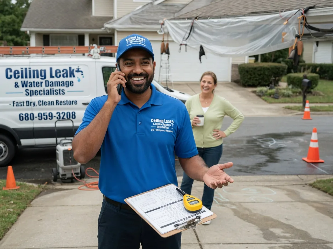Ceiling Leak Cleanup New Johnsonville, TN FAQs
